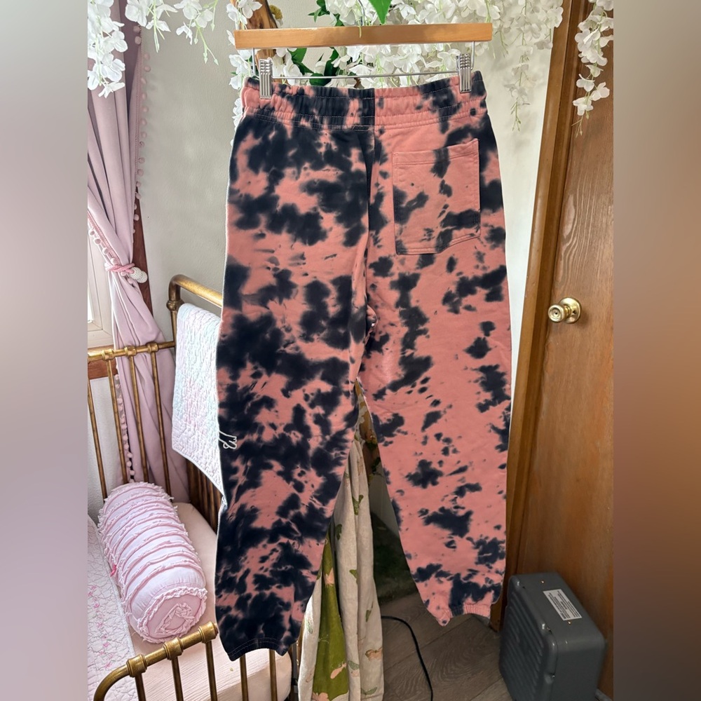 CHNGE Pink and Black Tie-Dye Jogger Sweatpants - Picture 5 of 6